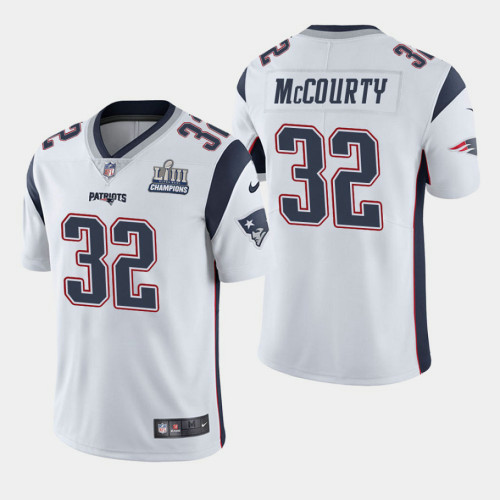 New England Patriots #32 Devin McCourty Super Bowl LIII Champions ...