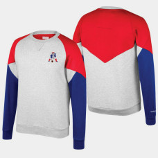 Mitchell & Ness New England Patriots Trading Block Crew Sweatshirt - Gray