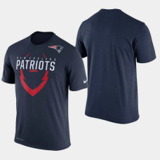 New England Patriots Legend Icon Dri- FIT Navy T- Shirt