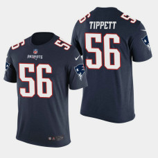 New England Patriots #56 Andre Tippett Color Rush T- Shirt - Navy