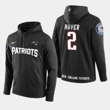 New England Patriots #2 Brian Hoyer Player Pullover Hoodie - Black