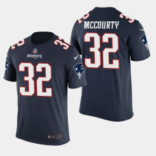 New England Patriots #32 Devin McCourty Color Rush T- Shirt - Navy