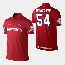 New England Patriots #54 Dont'a Hightower Player Performance Polo - Red