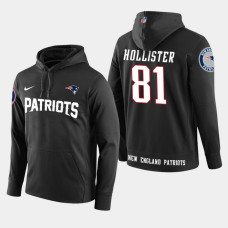 New England Patriots #81 Eric Decker Player Pullover Hoodie - Black