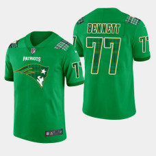 New England Patriots St. Patrick's Day Vapor Untouchable Limited Jersey - Kelly Green