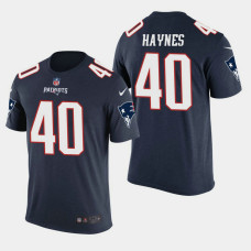 New England Patriots #40 Mike Haynes Color Rush T- Shirt - Navy