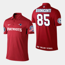 New England Patriots #85 Nick Buoniconti Player Performance Polo - Red