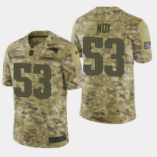 New England Patriots #53 Kyle Van Noy 2018 Salute to Service Limited Jersey - Camo