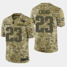 New England Patriots #23 Patrick Chung 2018 Salute to Service Limited Jersey - Camo