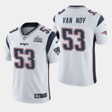 New England Patriots #53 Kyle Van Noy Super Bowl LIII Vapor Untouchable Limited Away Jersey - White